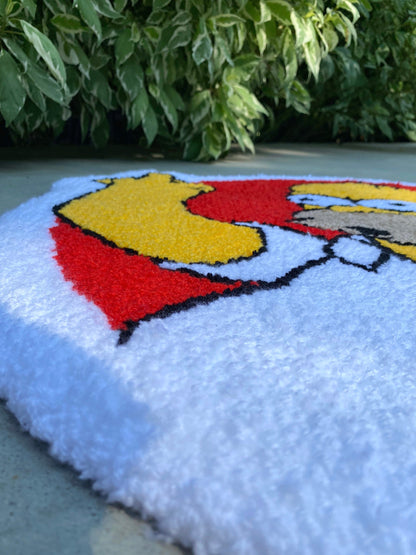 Tufted Cartoon Non-slip rug, Living room floor mat, Teenage Room Bedroom  Decor,  Cartoon Lover Gift, Fluffy Rug, Handmade Rug