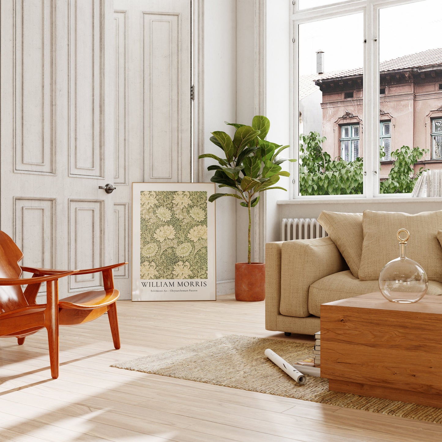 William Morris Poster | William Morris Print | Mid Century Modern Art  | Aesthetic Room Decor Flower Market Poster | Modern Wall Art