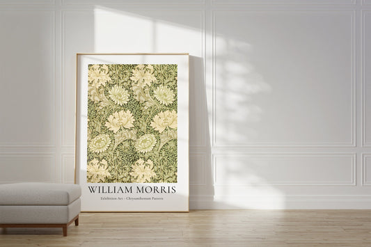 William Morris Poster | William Morris Print | Mid Century Modern Art  | Aesthetic Room Decor Flower Market Poster | Modern Wall Art