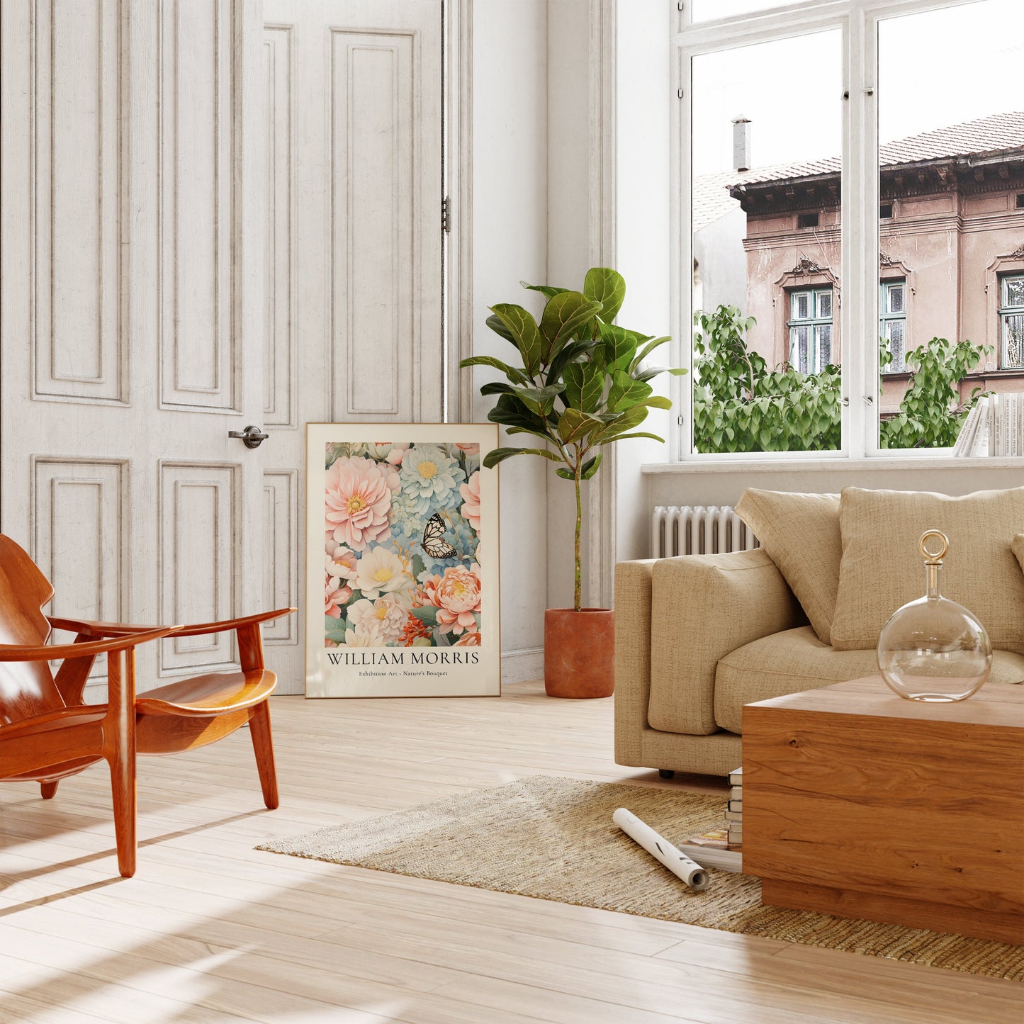 William Morris Poster | William Morris Print | Mid Century Modern Art  | Aesthetic Room Decor Flower Market Poster | Modern Wall Art