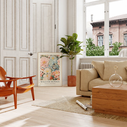 William Morris Poster | William Morris Print | Mid Century Modern Art  | Aesthetic Room Decor Flower Market Poster | Modern Wall Art