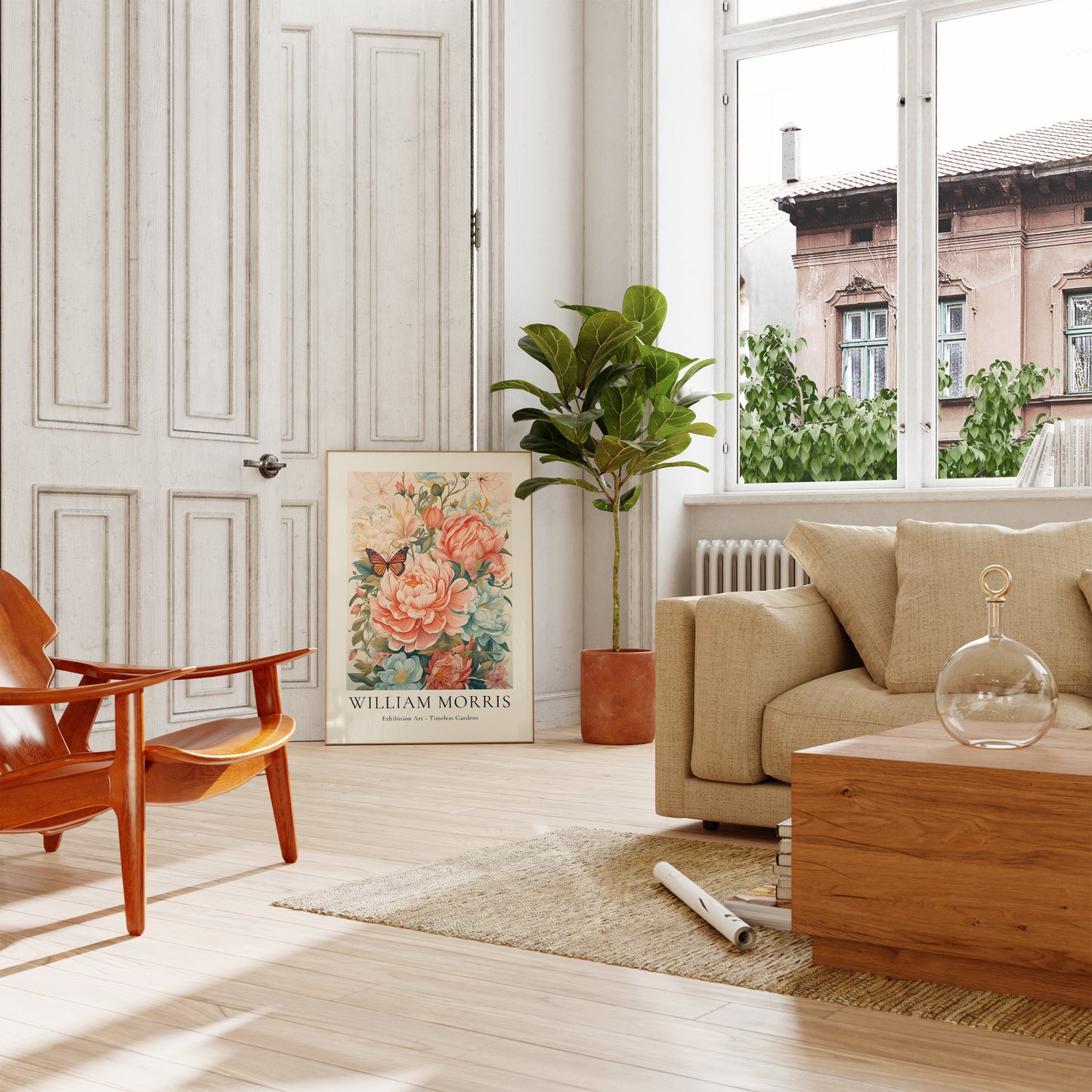 William Morris Poster | William Morris Print | Mid Century Modern Art  | Aesthetic Room Decor Flower Market Poster | Modern Wall Art