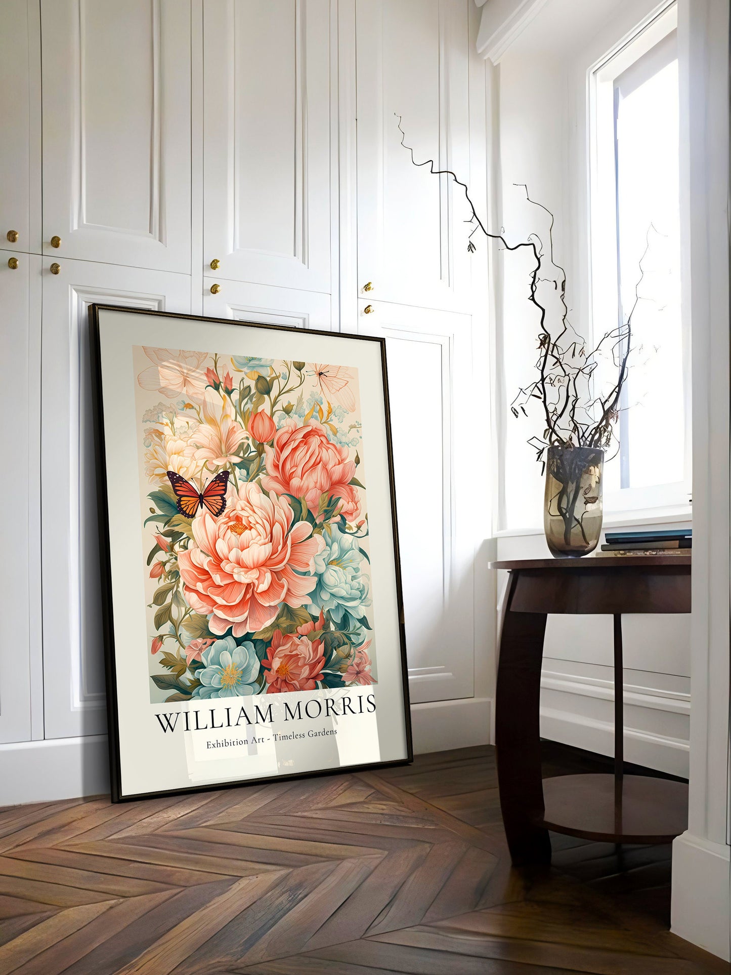 William Morris Poster | William Morris Print | Mid Century Modern Art  | Aesthetic Room Decor Flower Market Poster | Modern Wall Art
