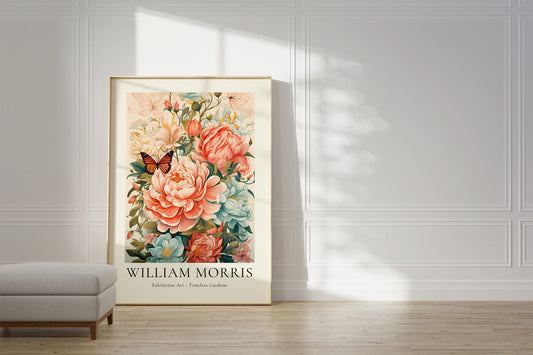 William Morris Poster | William Morris Print | Mid Century Modern Art  | Aesthetic Room Decor Flower Market Poster | Modern Wall Art