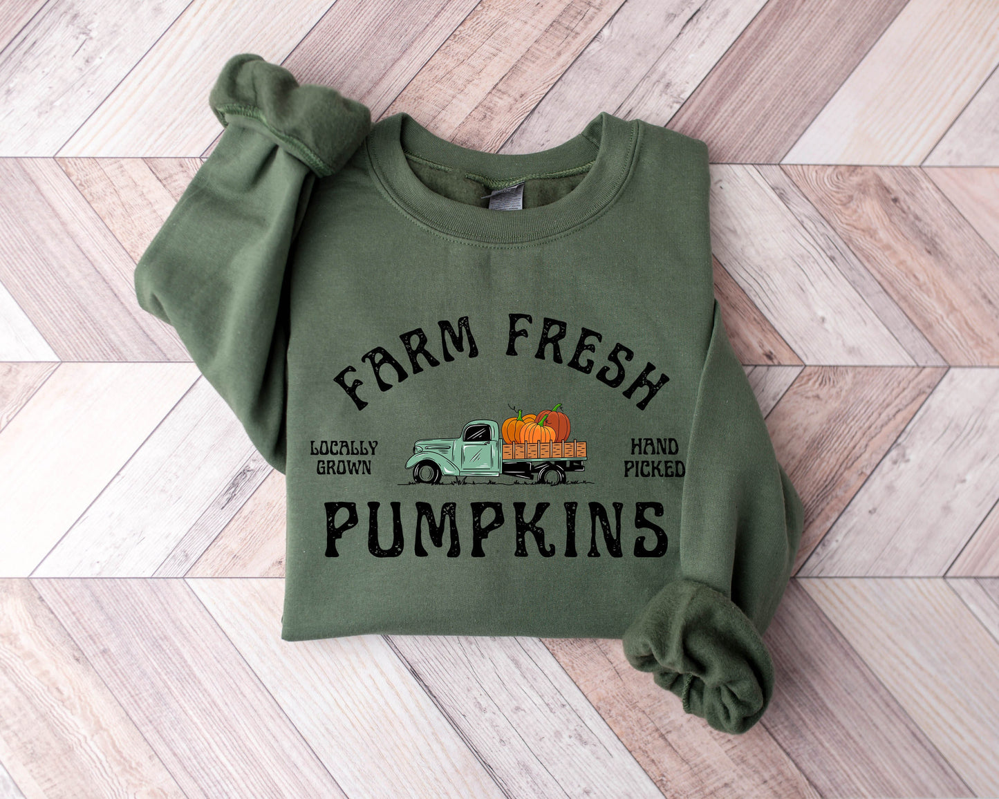 Farm Fresh Pumpkins Fall Women sweatshirt, Thanksgiving sweater, Fall Pumpkin, Fall Tee, Pumpkin Patch, Autumn Tee, Halloween Women sweater