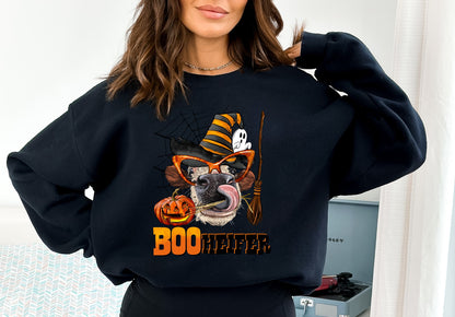 Boo Ghost Cow Halloween Sweatshirt, Moo I Mean Boo Sweatshirt, Funny Cow Sweatshirt, Funny Halloween Gifts, Halloween Shirt, Halloween sweat