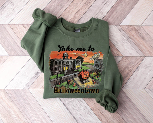 Halloweentown Est 1998 Sweatshirt, Halloweentown University, Retro Halloweentown Sweatshirt, Fall Sweatshirt, Halloween Sweatshirt