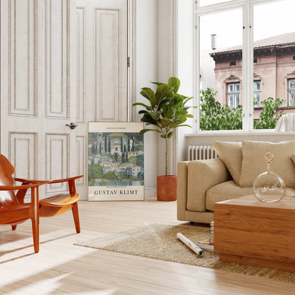 Gustav Klimt Poster - Exhibition Modern Home Decor Poster | Gustav Klimt Print | Klimt Museum Painting | Klimt Living Room Decor | Klimt Art