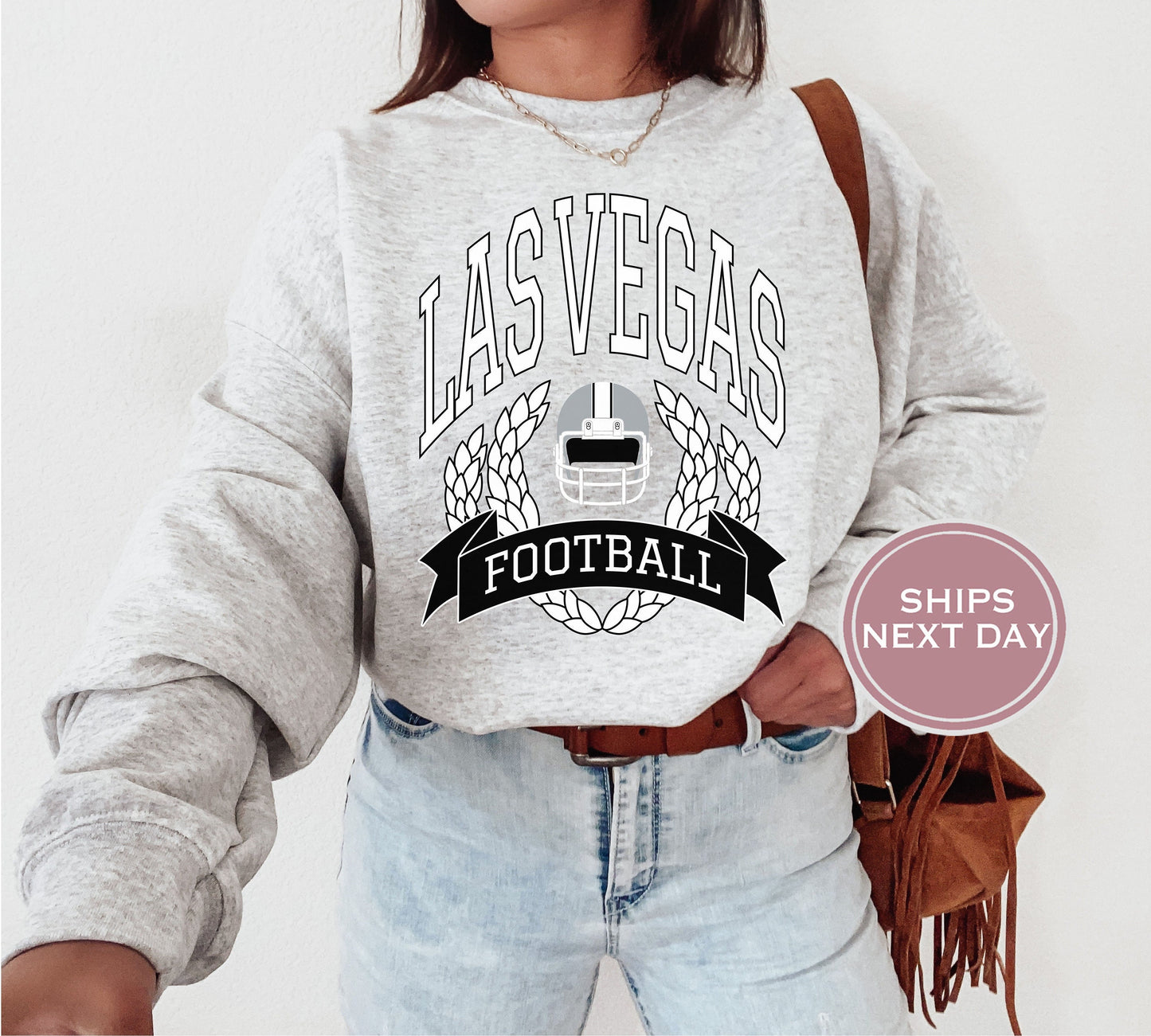 Las Vegas Football Sweatshirt, Vintage Las Vegas  Crewneck, Retro Las Vegas  Sweatshirt, Las Vegas  Varsity Sweatshirt, Las Vegas Longsleeve