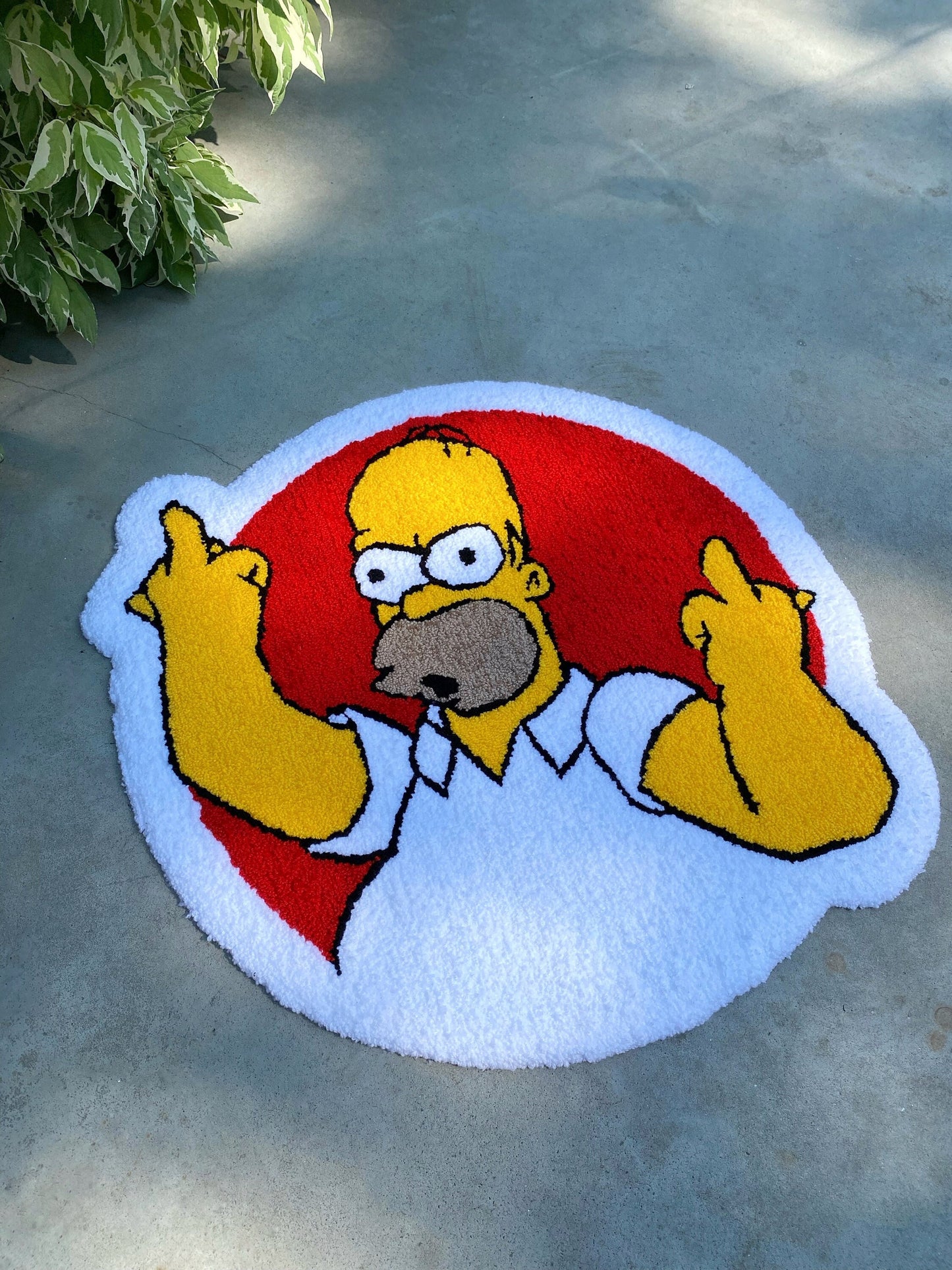 Tufted Cartoon Non-slip rug, Living room floor mat, Teenage Room Bedroom  Decor,  Cartoon Lover Gift, Fluffy Rug, Handmade Rug