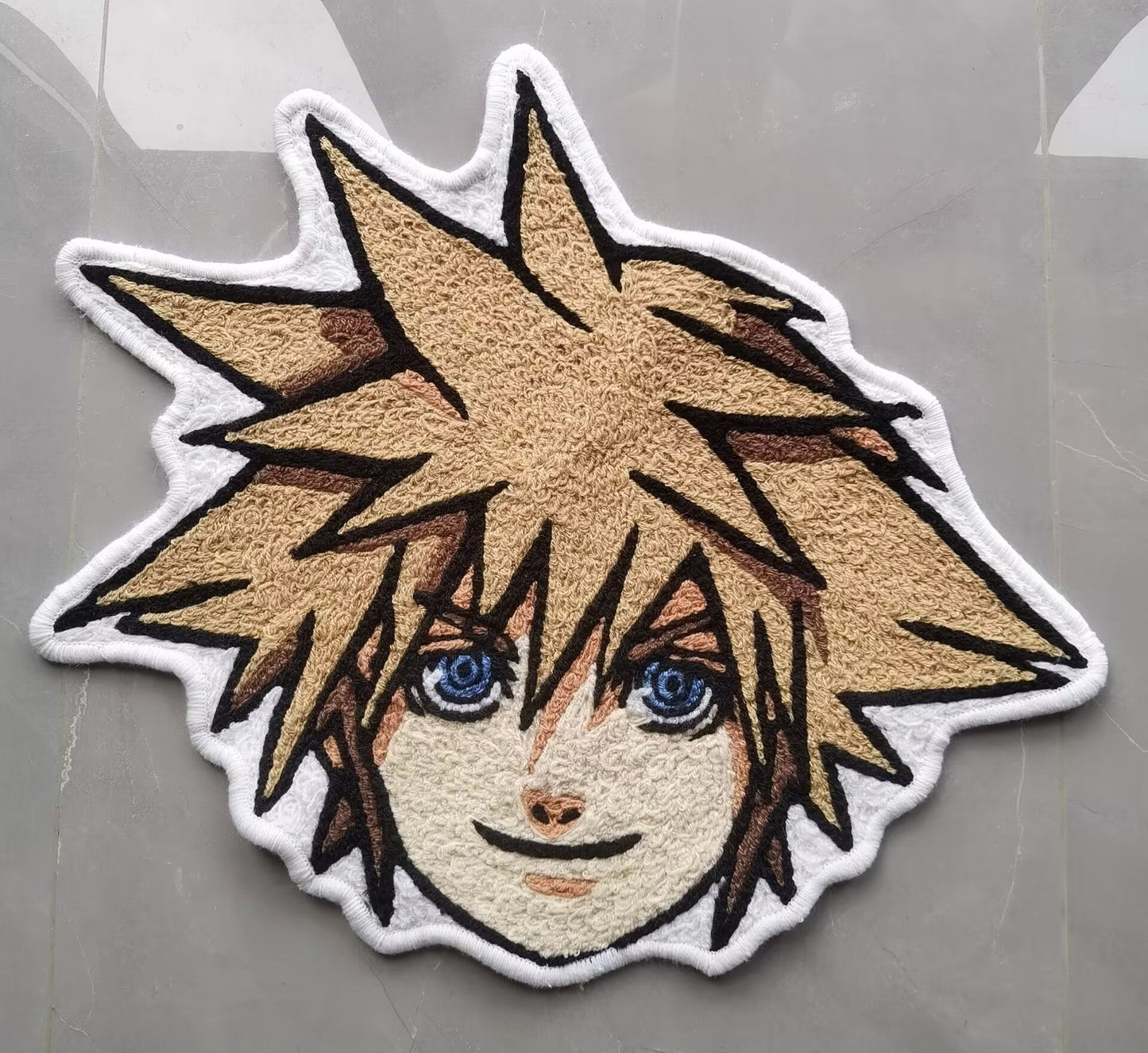 Kingdom Hearts Sora Rug,Knitting Handmade Non-slip Area Rug Home Decor