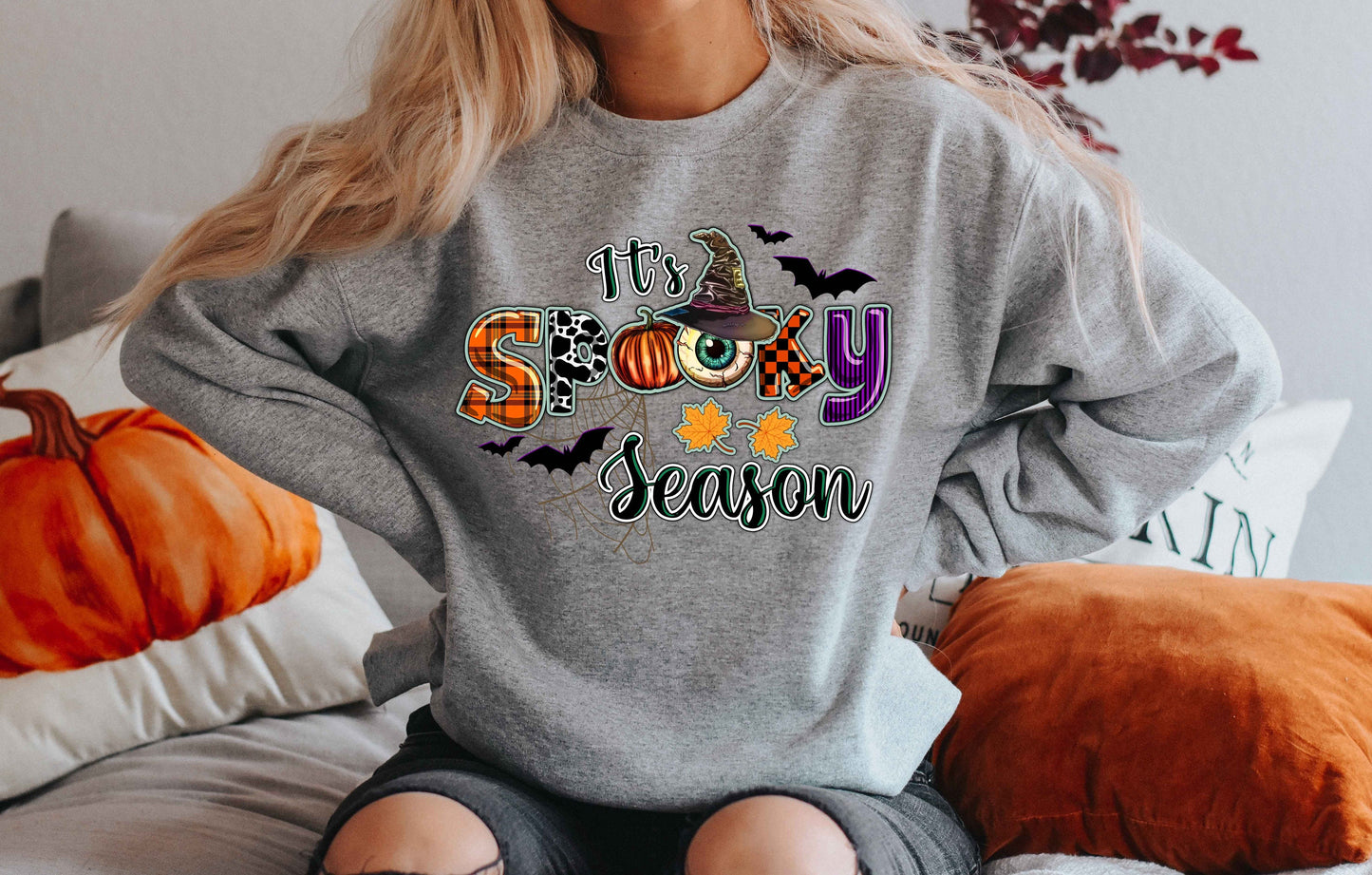 Spooky Vibes Sweatshirt, Halloween Shirt, Halloween Sweatshirt ,Halloween Retro Shirt, Funny Halloween Shirt, Spooky Vibes Shirt
