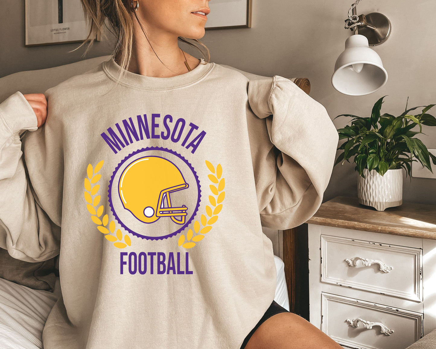 Minnesota Football Sweatshirt, Vintage Minnesota Crewneck, Retro Minnesota Sweatshirt, Minnesota Varsity Sweatshirt, Minnesota Longsleeve