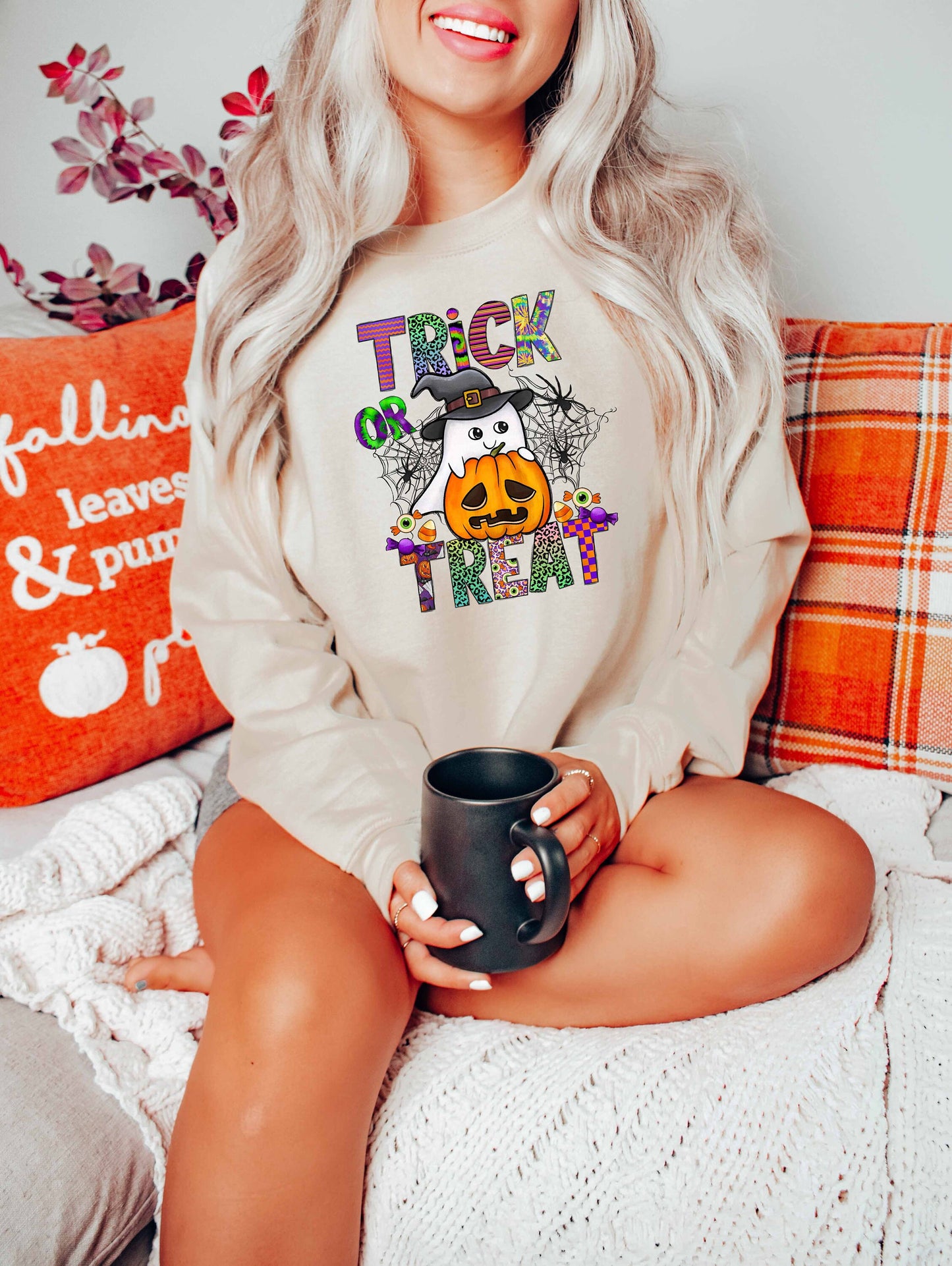 Halloween Trick or Treat Shirt, Halloween Trick-Or-Treat, Halloween Trick-or-Treat Shirt, Funny Halloween Shirt, Toddler Halloween Shirt