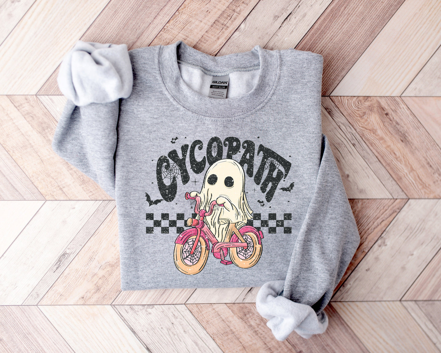 Cycopath Sweatshirt, Retro Halloween Sweatshirt, Cute Halloween Shirt, Spooky Season Shirt, Funny Halloween, Trendy Halloween Shirt, Ghost