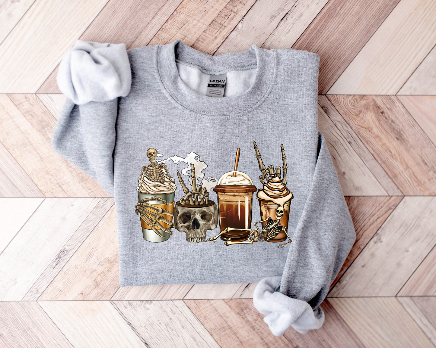 Halloween Horror Coffee Sweatshirt, Horror Movie Coffee Halloween Hoodie, Halloween Sweatshirt, Spooky Season Sweater,Happy Halloween Hoodie