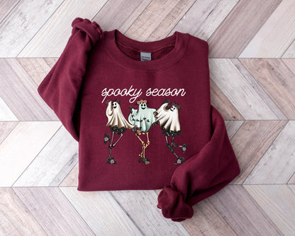 Spooky Season Sweatshirt, Spooky Sweatshirt, Halloween Sweatshirt, Spooky Vibes Sweatshirt, Cute Halloween Sweatshirt, Cute and Scary