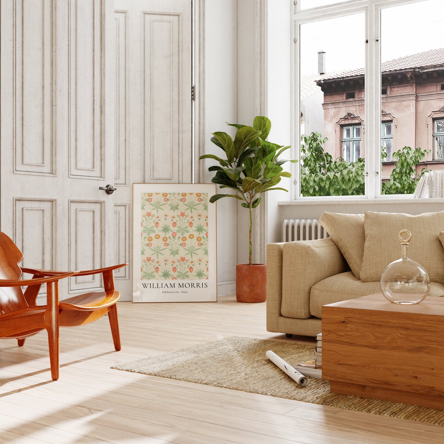 William Morris Poster | William Morris Print | Mid Century Modern Art  | Aesthetic Room Decor Flower Market Poster | Modern Wall Art