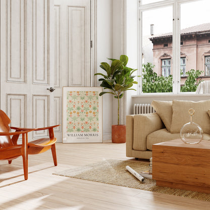 William Morris Poster | William Morris Print | Mid Century Modern Art  | Aesthetic Room Decor Flower Market Poster | Modern Wall Art