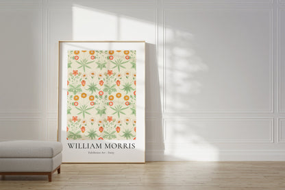 William Morris Poster | William Morris Print | Mid Century Modern Art  | Aesthetic Room Decor Flower Market Poster | Modern Wall Art