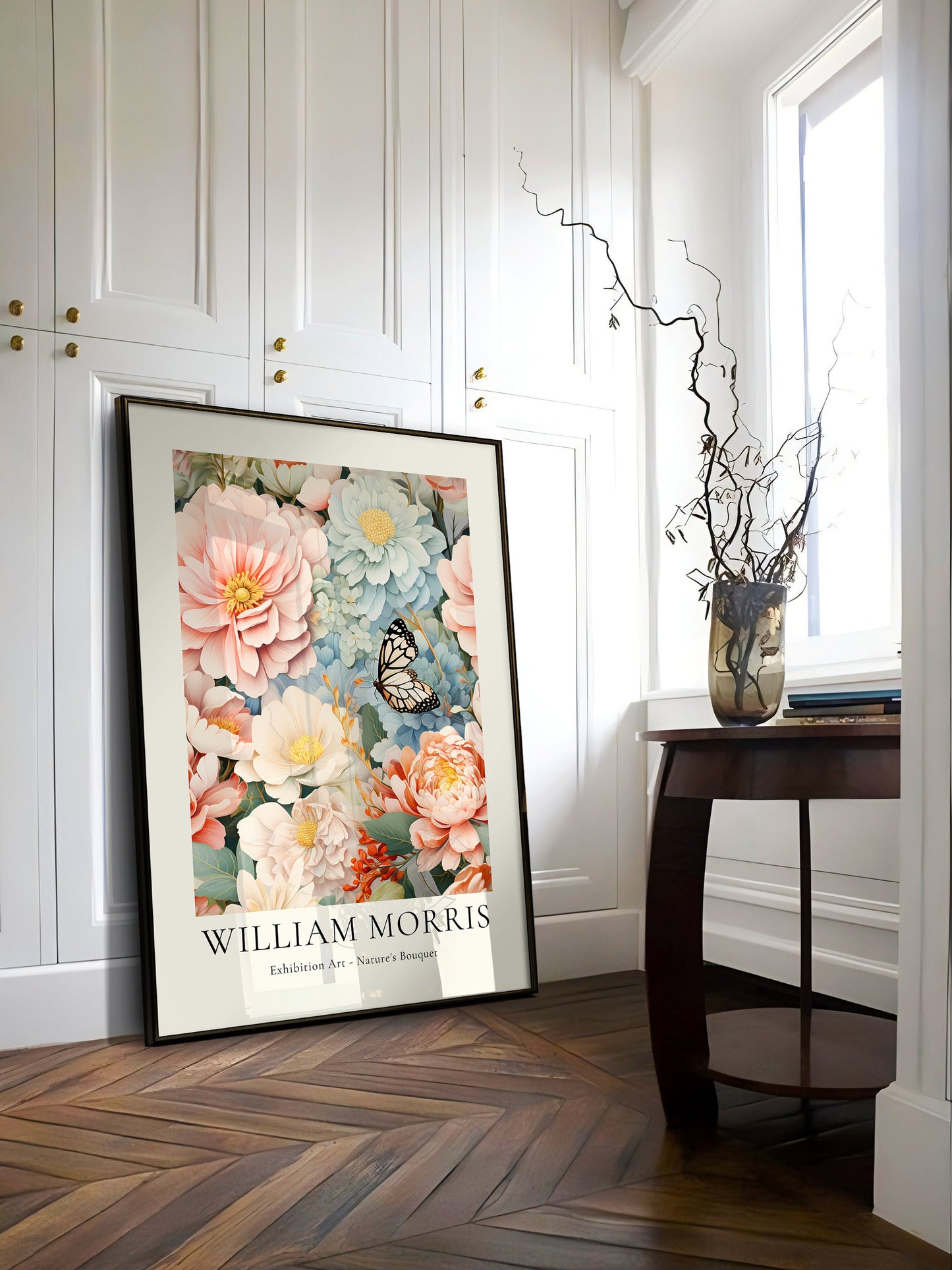 William Morris Poster | William Morris Print | Mid Century Modern Art  | Aesthetic Room Decor Flower Market Poster | Modern Wall Art