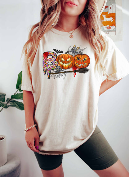 Boo Halloween Shirt, Halloween Gifts, Ghost Shirt, Halloween Costume, Halloween Party Shirt, Boo Shirt for Kids, Funny Halloween Shirt Gifts
