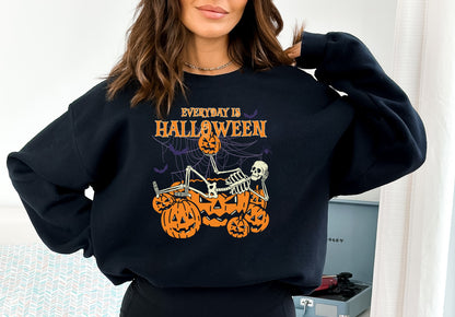 Every Day is Halloween Sweatshirt,Halloween Sweatshirt,Funny Halloween Sweatshirt, Women Halloween Shirt,Halloween Gift,Halloween Shirt