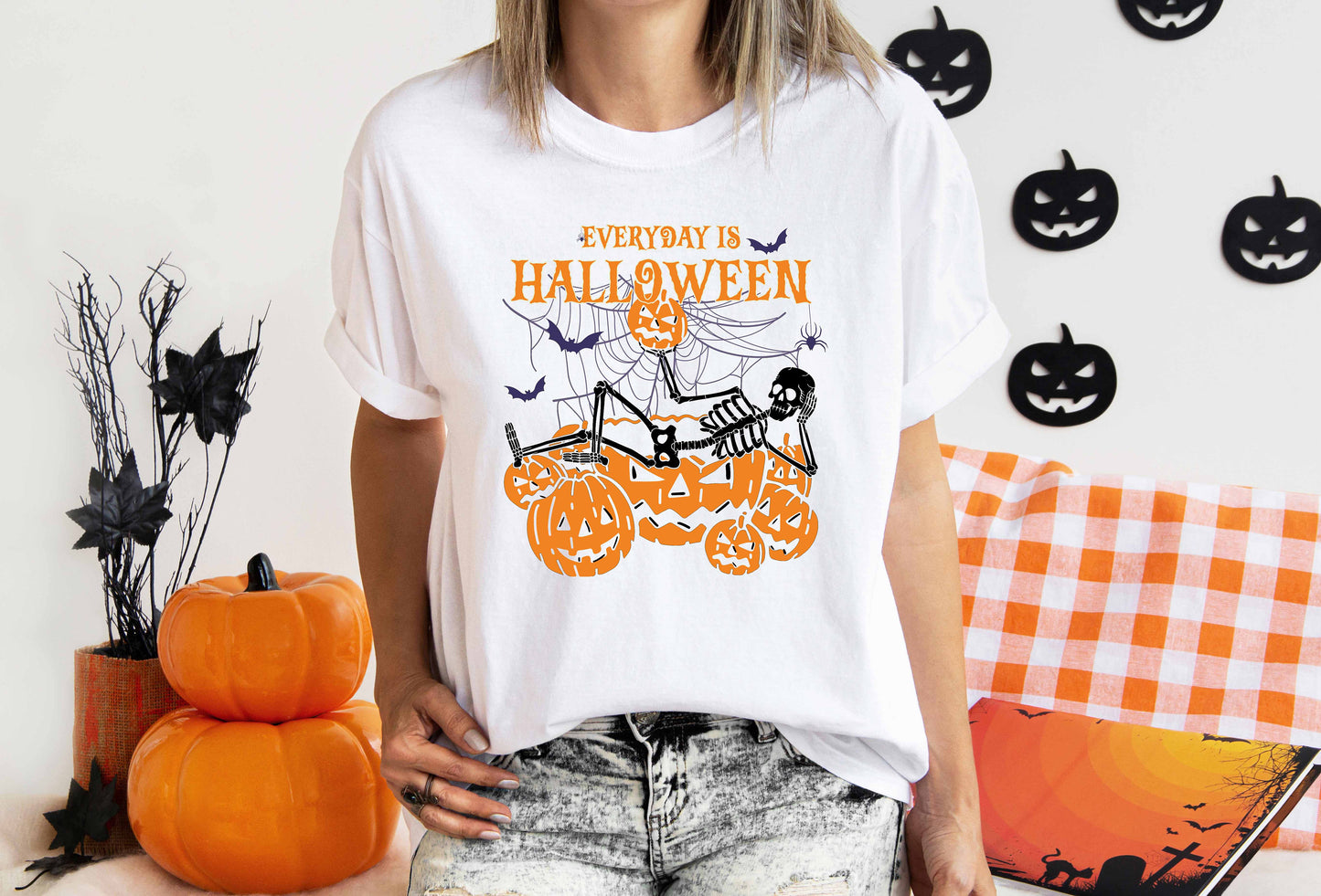 Every Day is Halloween Sweatshirt,Halloween Sweatshirt,Funny Halloween Sweatshirt, Women Halloween Shirt,Halloween Gift,Halloween Shirt