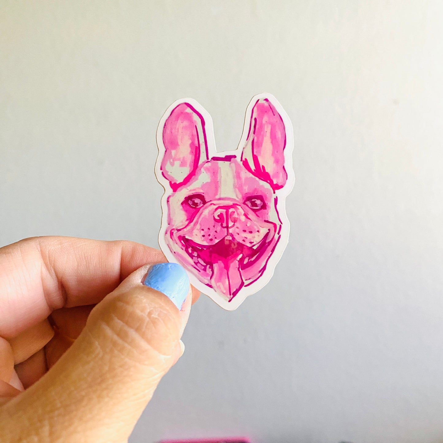 French Bulldog | Vinyl Sticker Decal | Waterproof  Weatherproof | Cute Dog Stickers