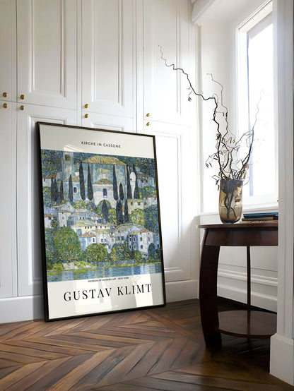 Gustav Klimt Poster - Exhibition Modern Home Decor Poster | Gustav Klimt Print | Klimt Museum Painting | Klimt Living Room Decor | Klimt Art