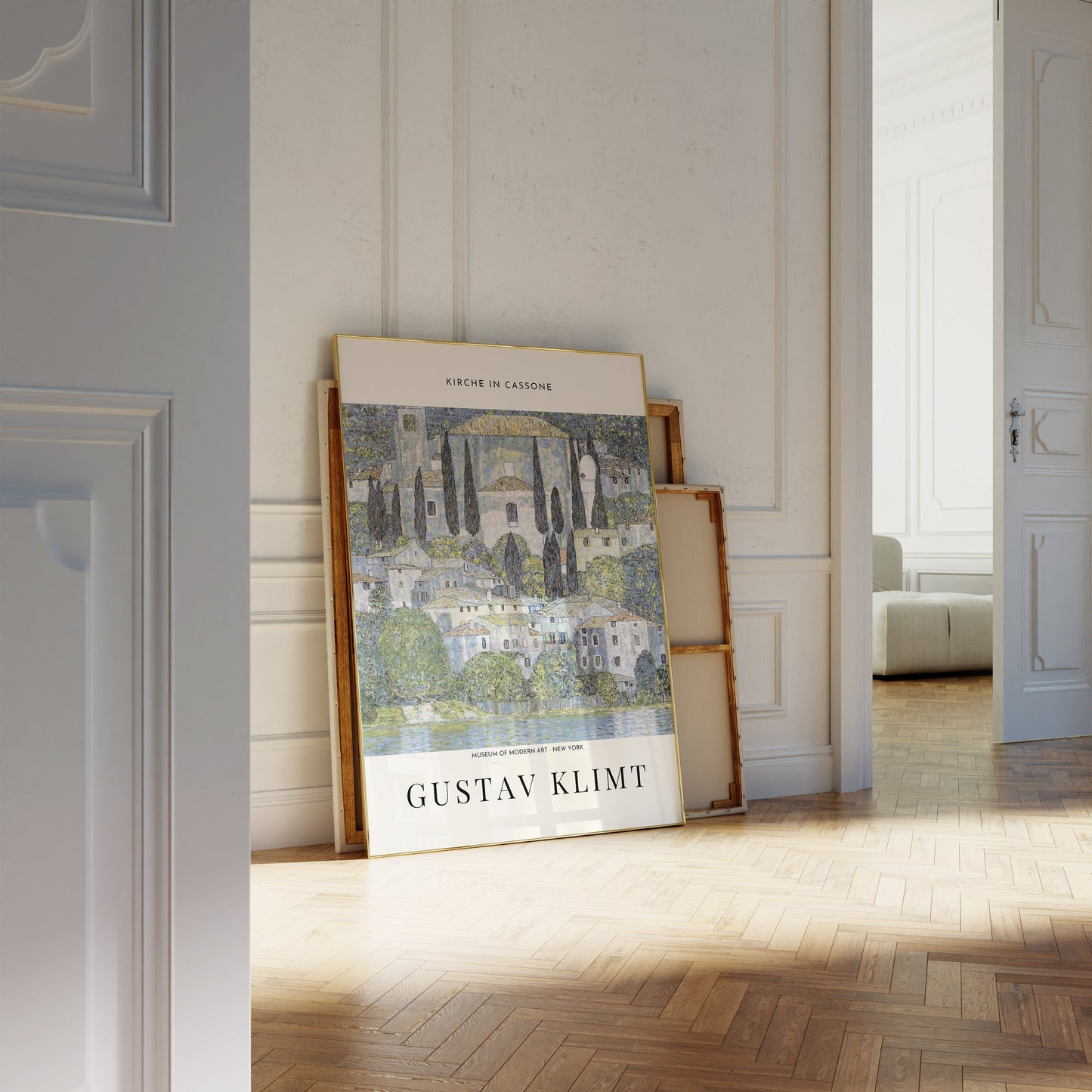 Gustav Klimt Poster - Exhibition Modern Home Decor Poster | Gustav Klimt Print | Klimt Museum Painting | Klimt Living Room Decor | Klimt Art