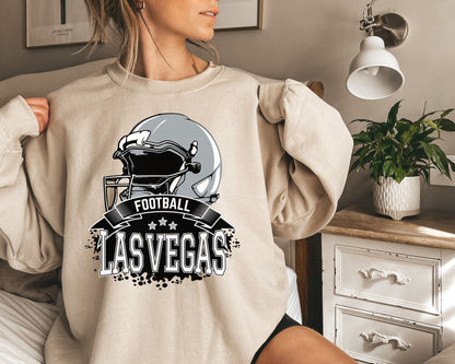 Las Vegas Football Sweatshirt, Vintage Las Vegas  Crewneck, Retro Las Vegas  Sweatshirt, Las Vegas  Varsity Sweatshirt, Las Vegas Longsleeve