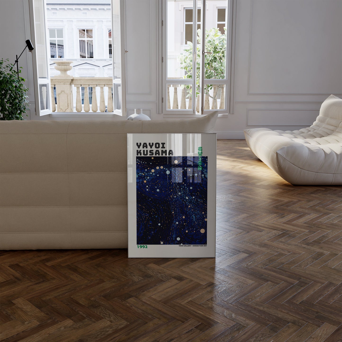 Yayoi Kusama Poster - Abstract Yayoi Kusama Print as Japanese Wall Art - Yayoi Kusama Inspired Japanese Gallery Wall Art - Home Wall Decor