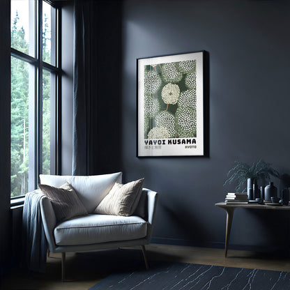 Yayoi Kusama Poster - Abstract Yayoi Kusama Print as Japanese Wall Art - Yayoi Kusama Inspired Japanese Gallery Wall Art - Home Wall Decor