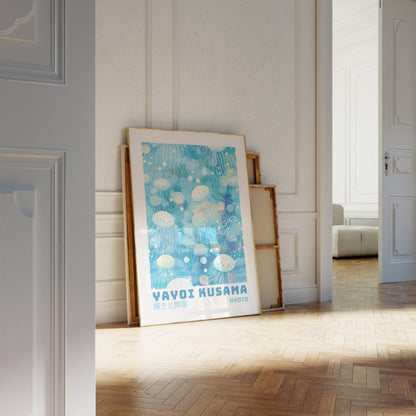Yayoi Kusama Poster - Abstract Yayoi Kusama Print as Japanese Wall Art - Yayoi Kusama Inspired Japanese Gallery Wall Art - Home Wall Decor