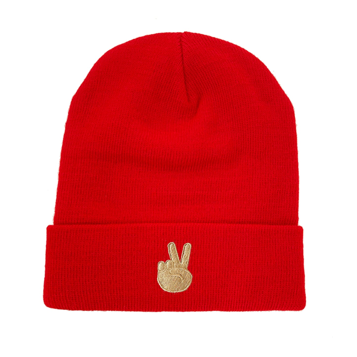 Peace Sign Embroidered Beanie peace symbol beanie hat sign hand beanie Winter Hat