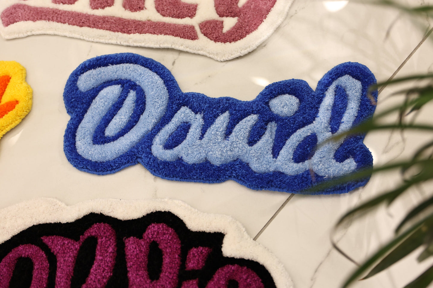 Custom Sign Name Tufted Rug, Custom Beauty Salon Logo,  Aesthetic Home Decor,  Best Friend Birthday Gifts