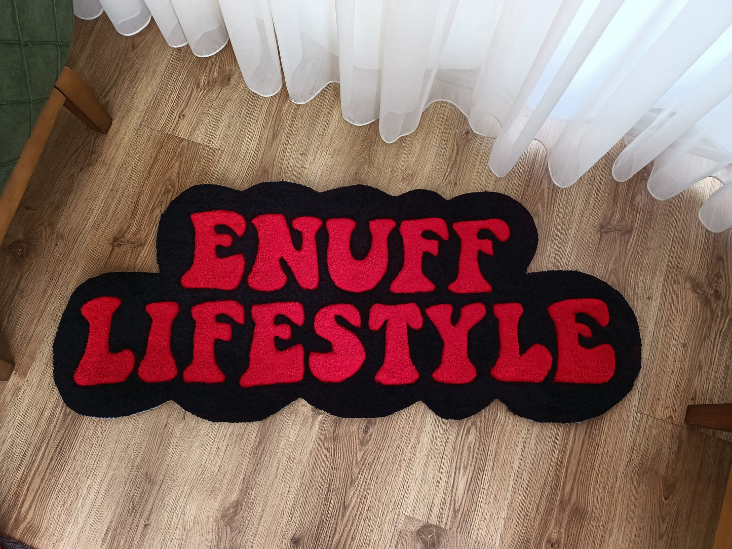 Custom Sign Name Tufted Rug, Custom Beauty Salon Logo,  Aesthetic Home Decor,  Best Friend Birthday Gifts