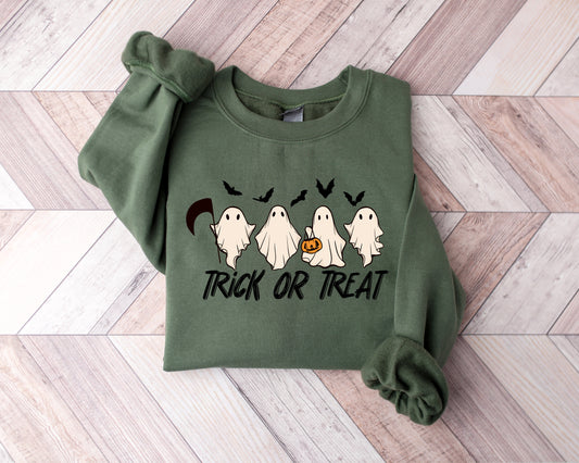 Halloween Trick or Treat Sweatshirt, Halloween Trick-Or-Treat, Halloween Trick-or-Treat Shirt, Funny Halloween Shirt, Halloween Shirt