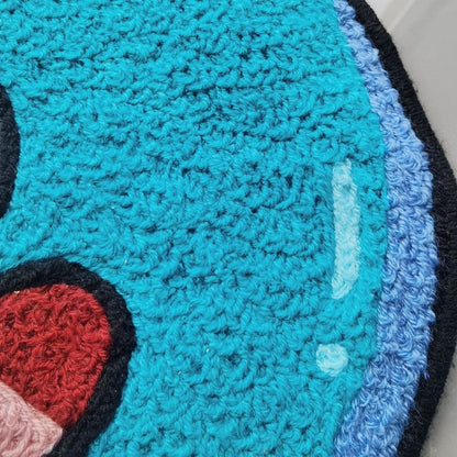 Slime Rug, Dragon Quest DQ Knitting Handmade Non-slip Area Rug Home Decor