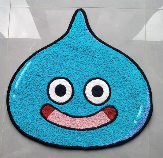 Slime Rug, Dragon Quest DQ Knitting Handmade Non-slip Area Rug Home Decor