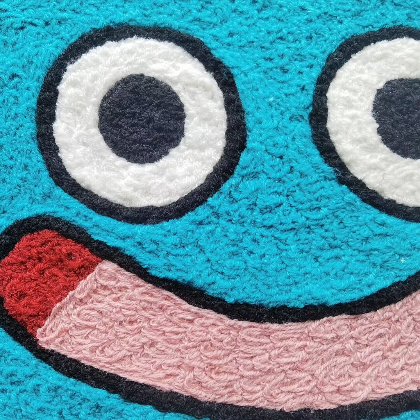 Slime Rug, Dragon Quest DQ Knitting Handmade Non-slip Area Rug Home Decor