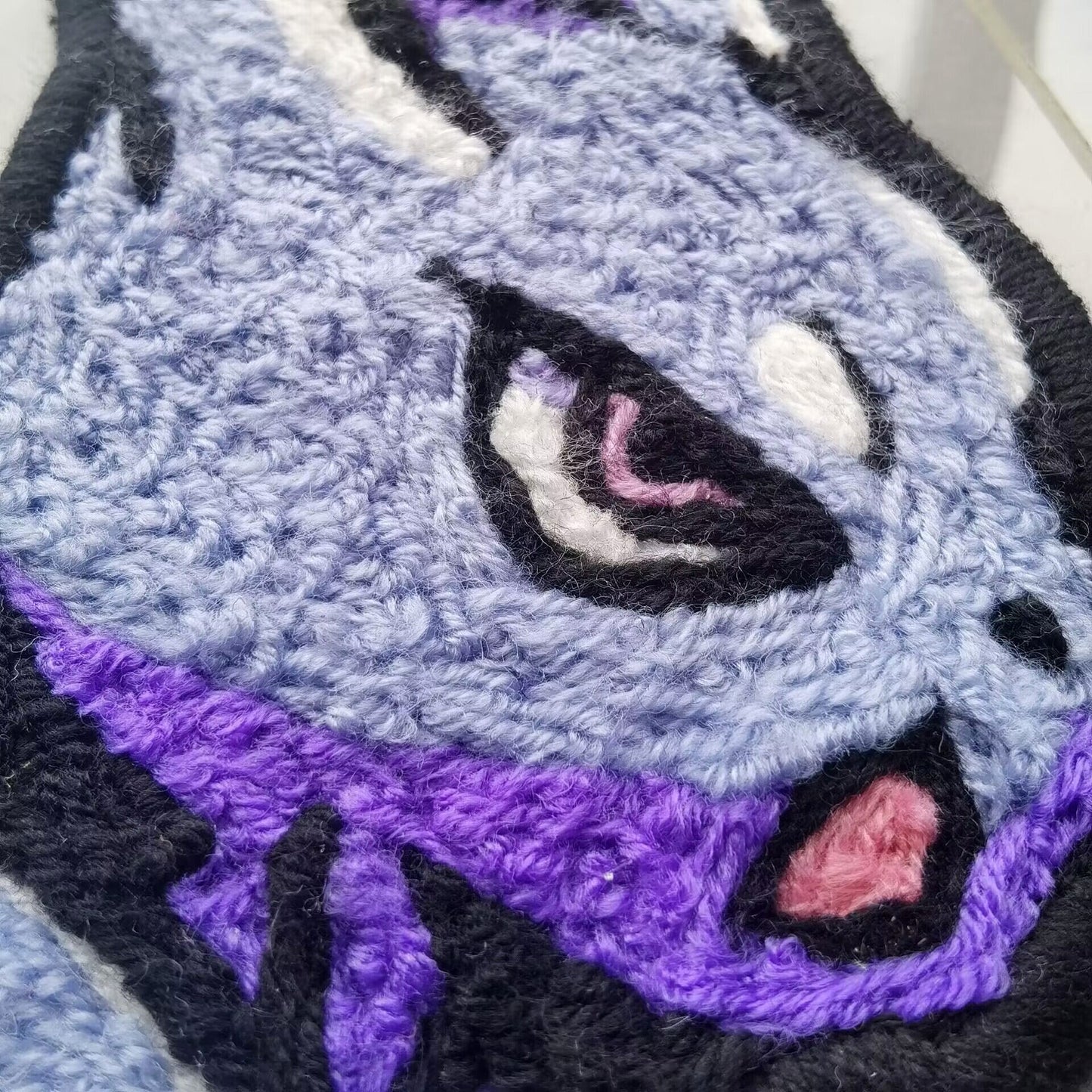 Mewtwo Rug,Mew Knitting Handmade Non-slip Area Rug Home Decor