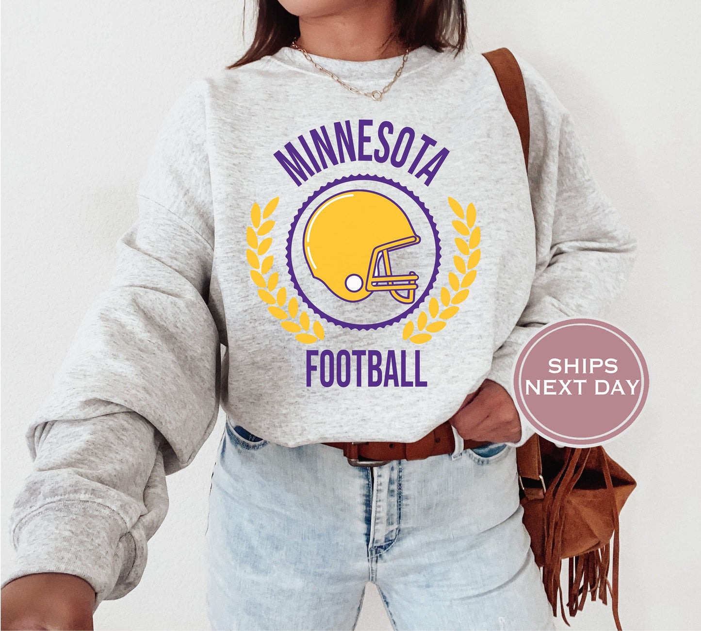 Minnesota Football Sweatshirt, Vintage Minnesota Crewneck, Retro Minnesota Sweatshirt, Minnesota Varsity Sweatshirt, Minnesota Longsleeve