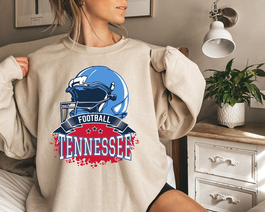Tennessee Football Sweatshirt, Vintage Tennessee Crewneck, Retro Tennessee Sweatshirt, Tennessee Varsity Sweatshirt, Tennessee Longsleeve