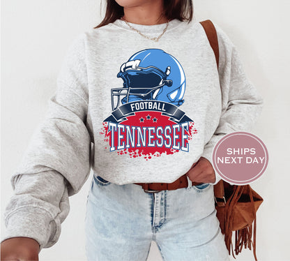 Tennessee Football Sweatshirt, Vintage Tennessee Crewneck, Retro Tennessee Sweatshirt, Tennessee Varsity Sweatshirt, Tennessee Longsleeve
