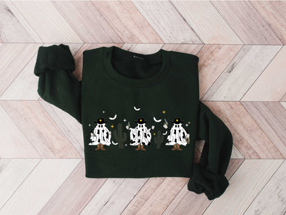 Halloween Cow Sweatshirt, Halloween Sweatshirt, Western Sweatshirt, Halloween Cowboy Shirt, Halloween Tee, Halloween Cow Tee, Halloween Tee