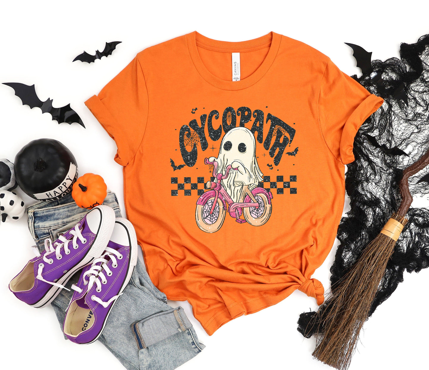 Cycopath Sweatshirt, Retro Halloween Sweatshirt, Cute Halloween Shirt, Spooky Season Shirt, Funny Halloween, Trendy Halloween Shirt, Ghost