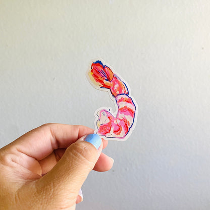 Shrimp Cocktail | Vinyl Sticker Decal | Waterproof  Weatherproof | Shrimp Seafood Lover
