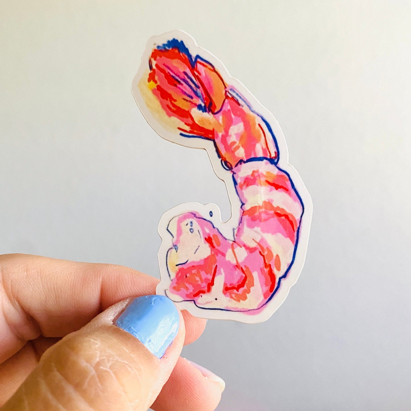 Shrimp Cocktail | Vinyl Sticker Decal | Waterproof  Weatherproof | Shrimp Seafood Lover